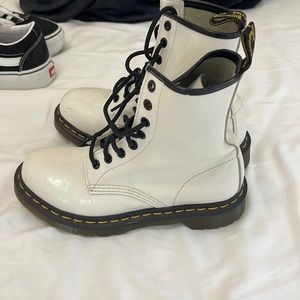 White doc martins